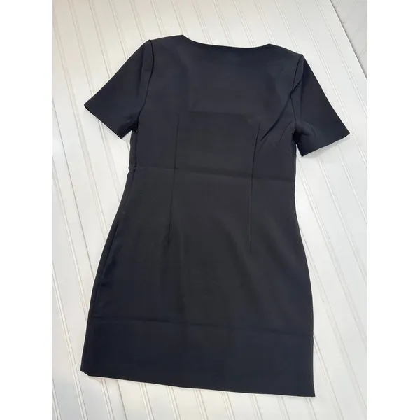 NWT Rumored Mod Mini Dress Black Squared Neck LBD Short Sleeve Party Cocktail XS - Image 3