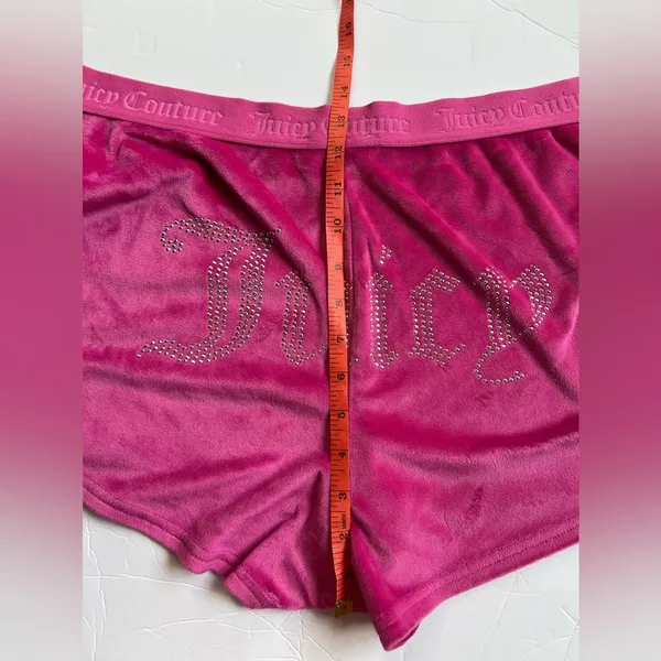 Juicy Couture Pink Velour Soft Sleepwear Shorts - Image 6