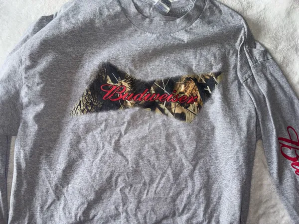 Vintage Budweiser realtree long sleeve shirt - Image 4