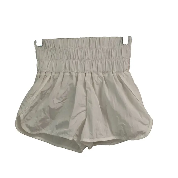 Free People Movement The Way Home Short Women's‎ S High Rise White Yoga Athletic - Image 2