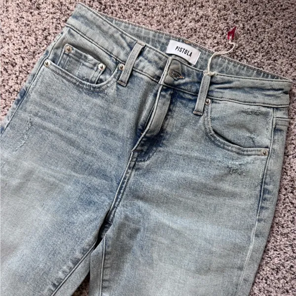 Pistola Women’s‎ Jeans NWOT Size 26 Light Blue Jeans - Image 2