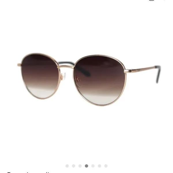 Quay Australia Sunglasses - Gold Frame with Brown Lenses - Image 3