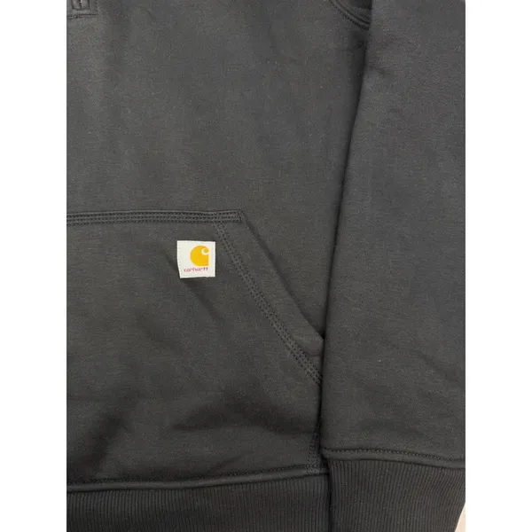 Carhartt Womens Tencel Quarter Zip Sweatshirt Black Relaxed Fit Small NEW - Image 4