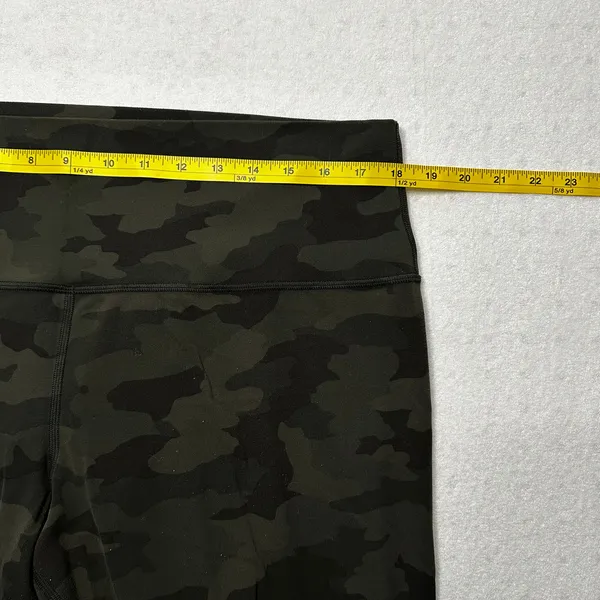 Lululemon Align High Rise Crop 21” Leggings Size 18 Heritage 365 Camo Green - Image 7