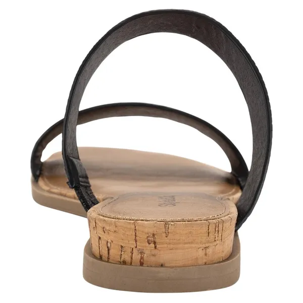 Style & Co. Womens Elliee Flat Sandals 10020656300 Black / Brown 10.5M - Image 12