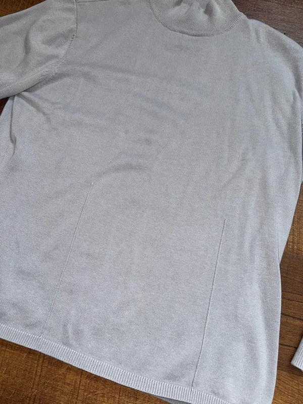Woolrich Light Purple Mock Neck Sweater XL VIntage Pullover - Image 2