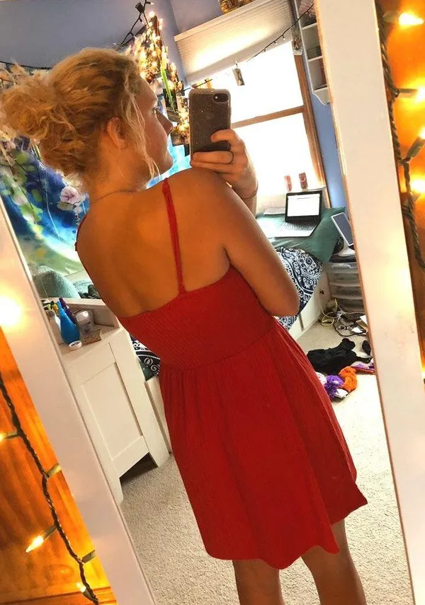 Derek Heart Red Dress - Image 2