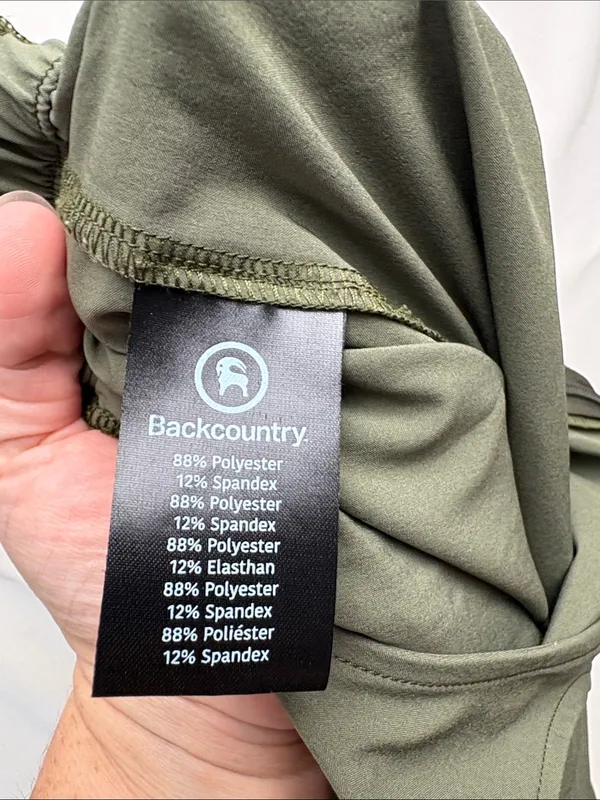 Back Country size medium one piece Olive Green Sleeveless Jumpsuit cropped - Image 13