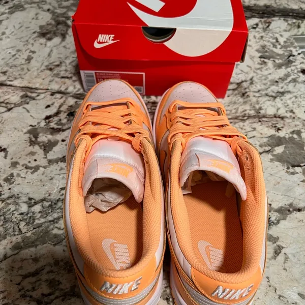 Nike Dunk Retro Low Peach Cream White DD1503-801 Women Size 10.5 / Men 9 New - Image 4