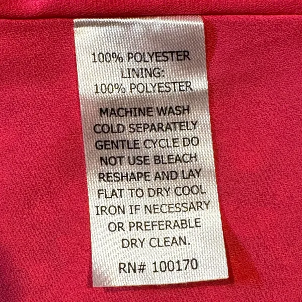 Adrienne Vittadini Sleeveless Top Pink Orange Blue Large - Image 7