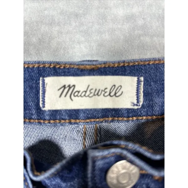 Madewell High Rise Slim Boyfriend Embroidered Flowers Women’s Jeans‎ 26 - Image 3