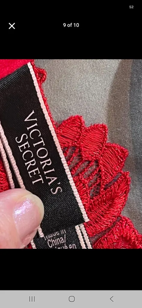 Victoria's Secret Balconette Red Strappy Cage Bra - Image 9