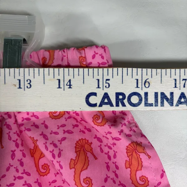 Roller Rabbit for Target Pink Seahorse Pajama Shorts Scalloped Hem Womens Medium - Image 6