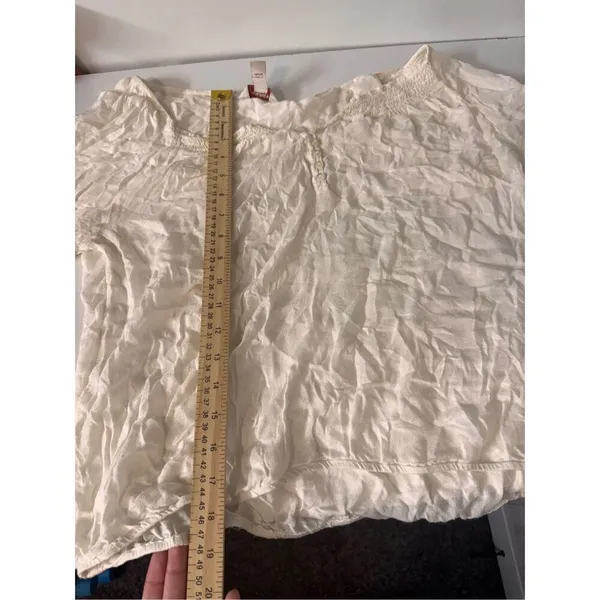 Arizona Jeans White blouse size large - Image 8