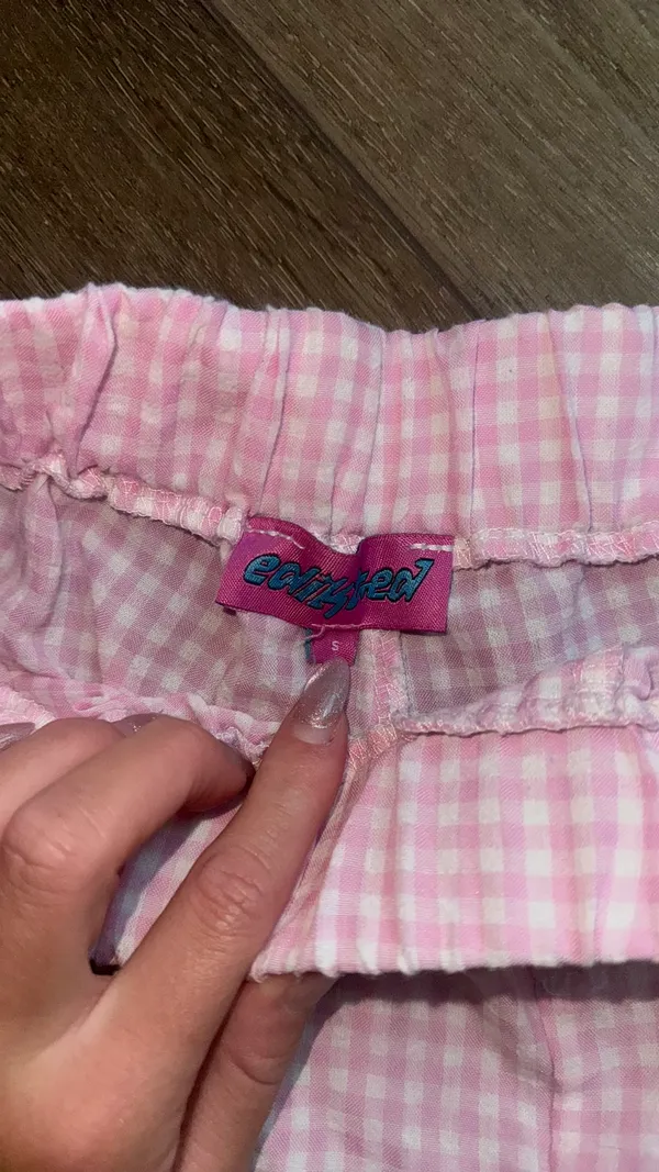 Edikted Gingham Shorts - Image 2