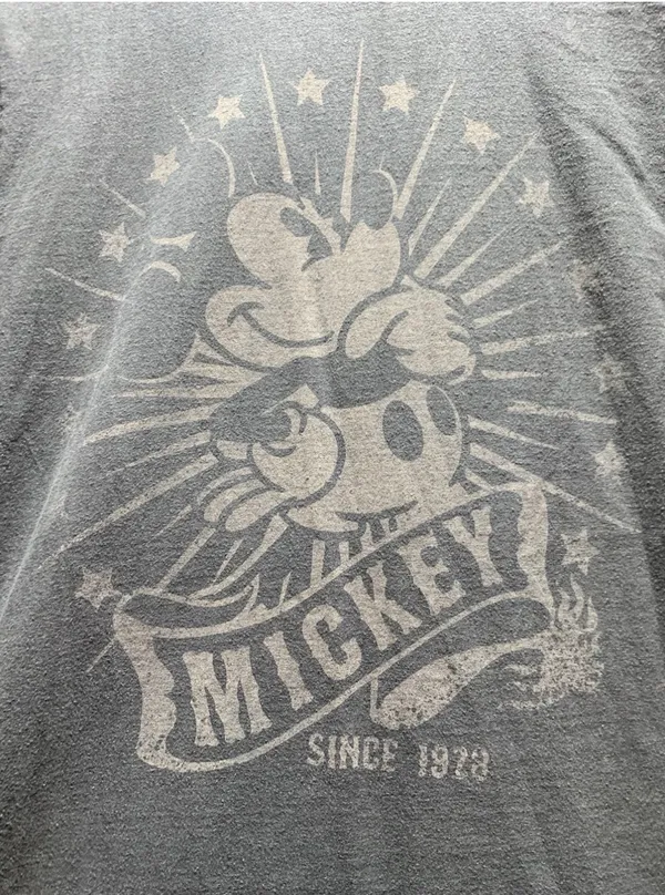 Disney Medium gray long-sleeved t-shirt with a "Mickey Since 1928" graphic - Image 4