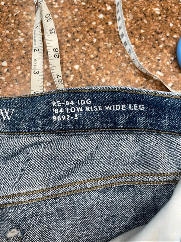 J.Crew low rise wide leg jeans size 26 - Image 4