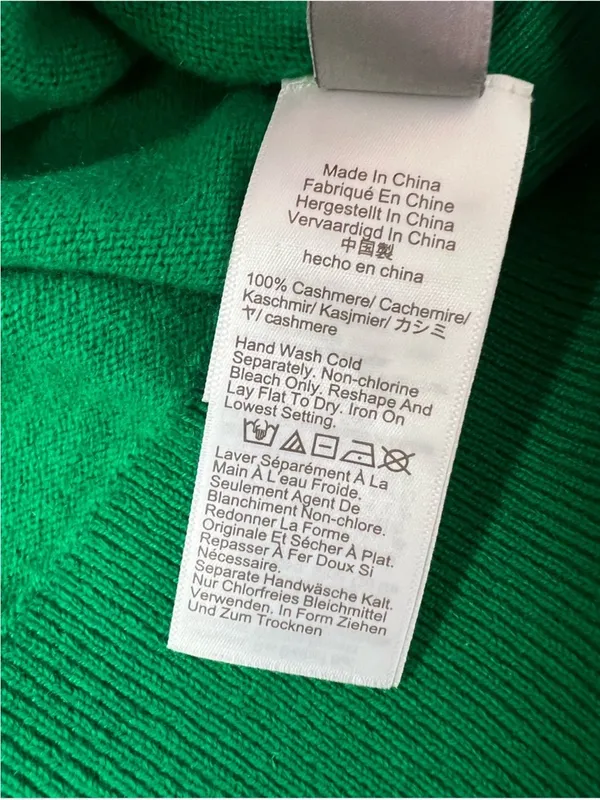 J. Crew Cashmere relaxed crewneck sweater in Brooke Green Size XS NWT ***FLAWED* - Image 5
