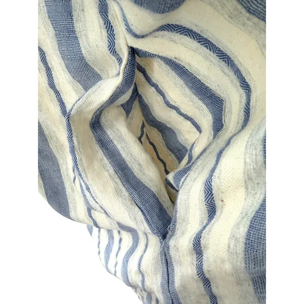 Andree by UNIT Blue Ombre Striped‎ Floral Embroidered Cotton Tunic Dress Small - Image 6