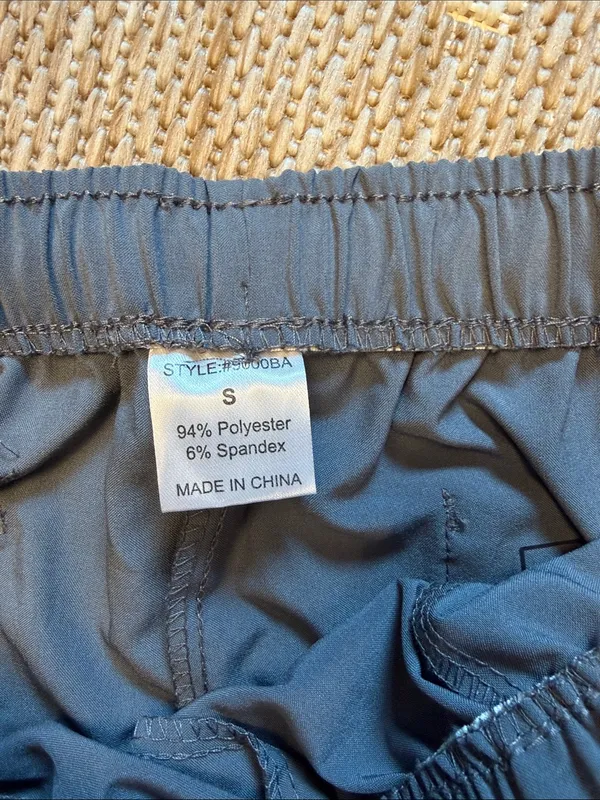 NWT Banu workwear collection Drawstring Pants in Charcoal Gray - Image 3