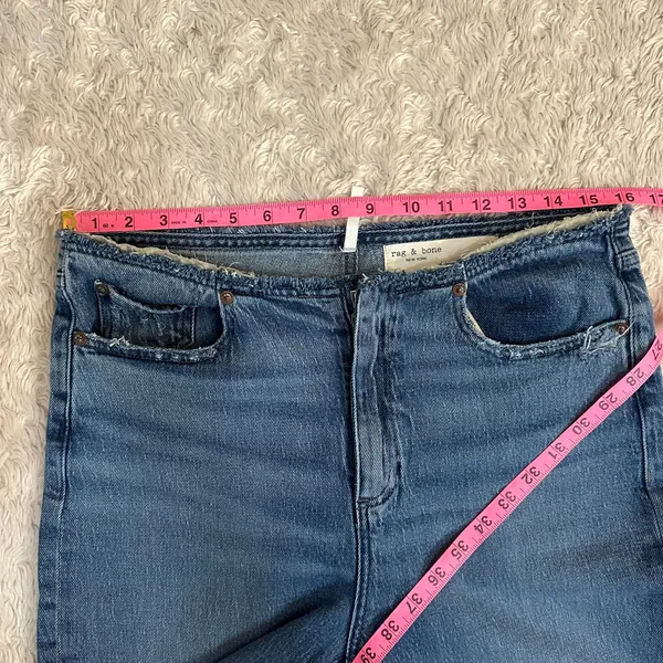 Rag & Bone Sz 29 Peyton Mid Rise Bootcut Medium Wash Jeans Misty WDD23P2928B7MI - Image 12