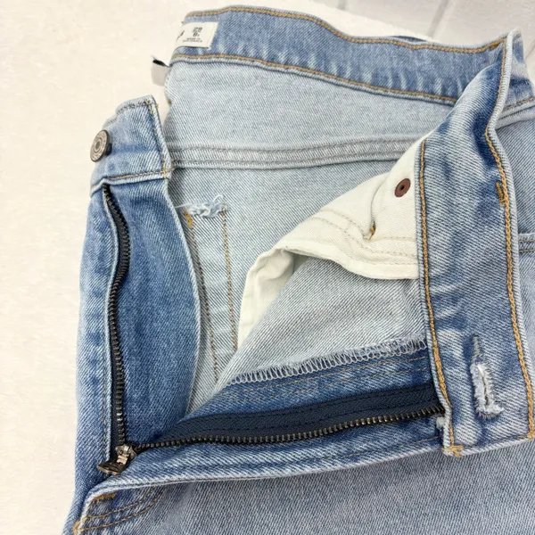 Abercrombie & Fitch The Baggy Low Rise Light Blue Jeans‎ Size 29/8R - Image 11