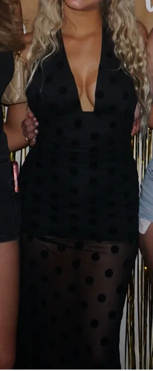 Hello Molly black Dress - Image 3
