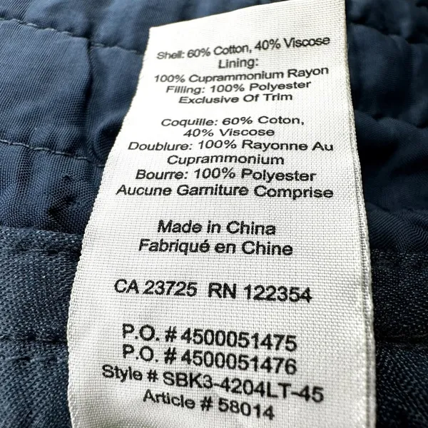 Aritzia Golden TNA Harmon Kimono Open Jacket Quilted Night Navy Tonal Mura S - Image 4
