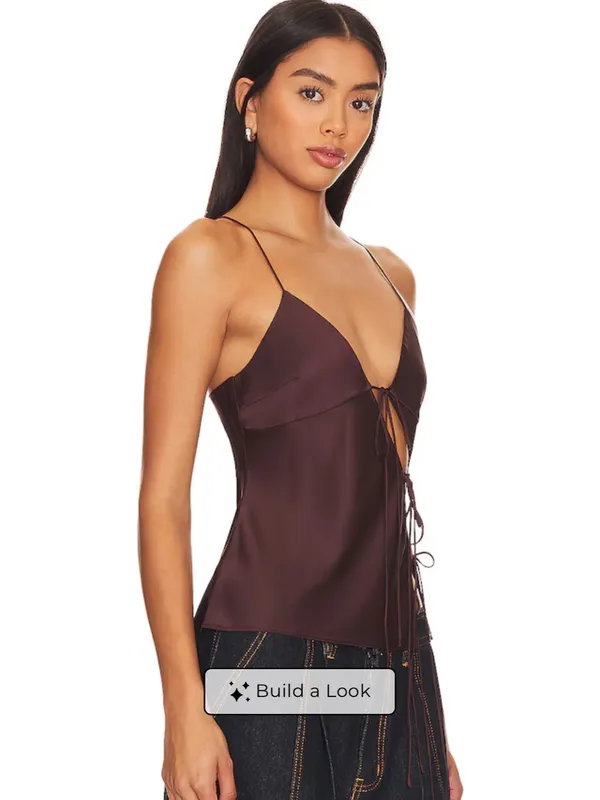 Lioness Mariah Cami in Garnet - Image 2
