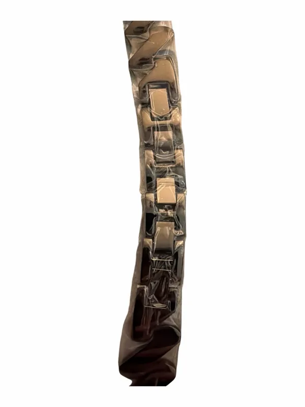 Swirled Metal Link Apple Watch Band Black New - Image 4