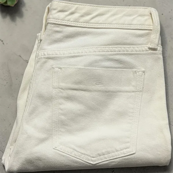 Banana‎ Republic Women's Skinny Jeans White Stretch Mid Rise Denim Size 28 - Image 5