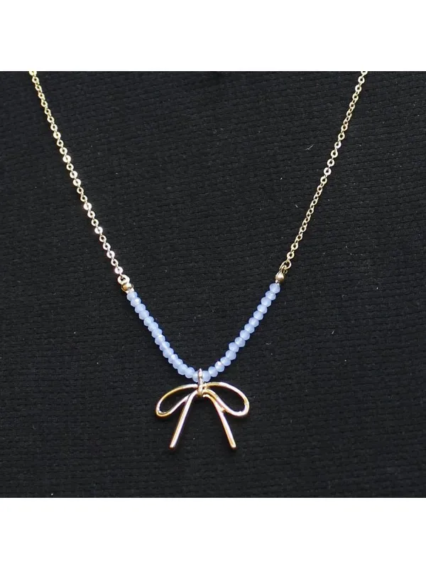 NWT Erica Lyons Chain Necklaces Gold / Blue Multi 16" + 3" 17" + 3" 18" + 3" - Image 2
