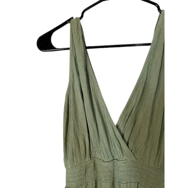 Rewind Green Sleeveless Lightweight One Piece Casual Romper Women Sz XS - Image 2