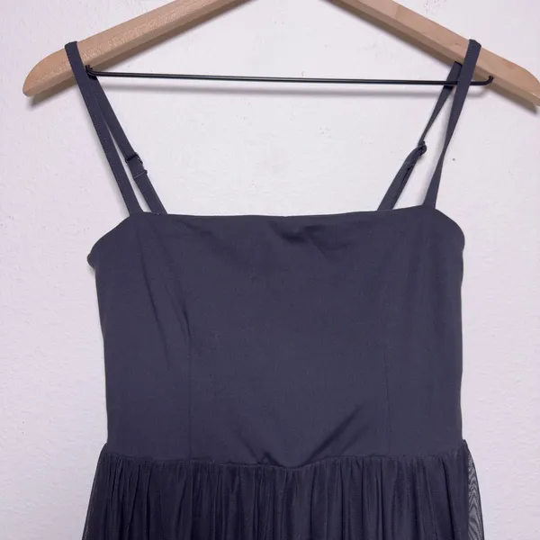 Blogilates Women Ballerina Dress Small Black Tiered Mesh Skirt Built-in Shorts - Image 4