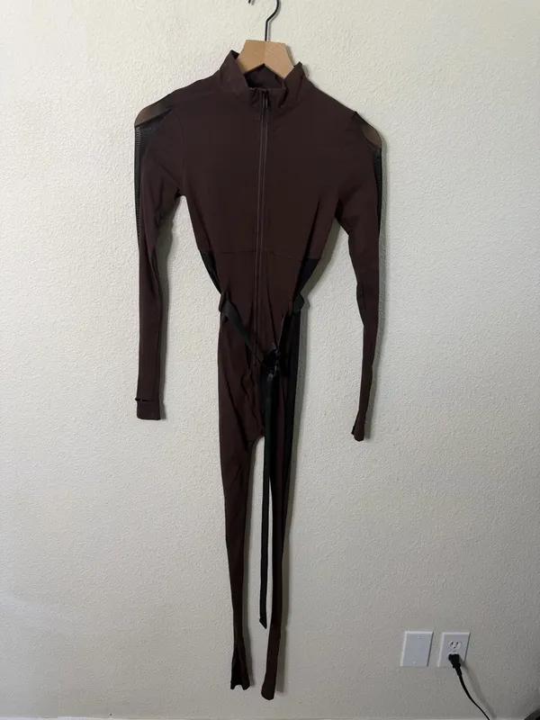Poster Grl Brown‎ Future Leaders Sport Jumpsuit Womens Size XS - Image 2