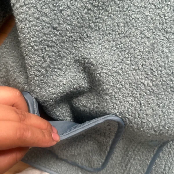 Obey Teal Blue Sherpa Jacket - Image 3