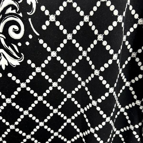 White House Black Market Shift Dress Womens‎ Medium Geometric Diamond Boho Artsy - Image 5