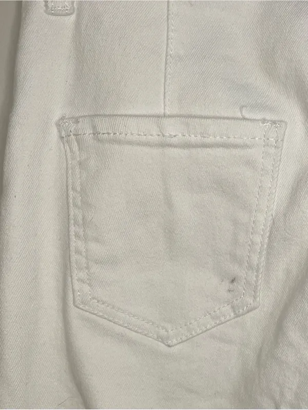 SHEIN High Waist Flare Jeans, White, Size 4, EUC - Image 4