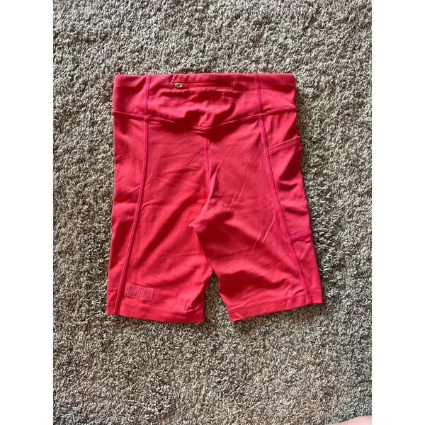 Smartwool berry red athletic biker shorts - Image 3
