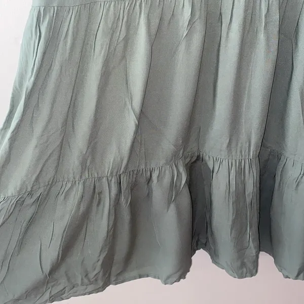 True Craft Green Swing Dress Sleeveless size large - Image 4