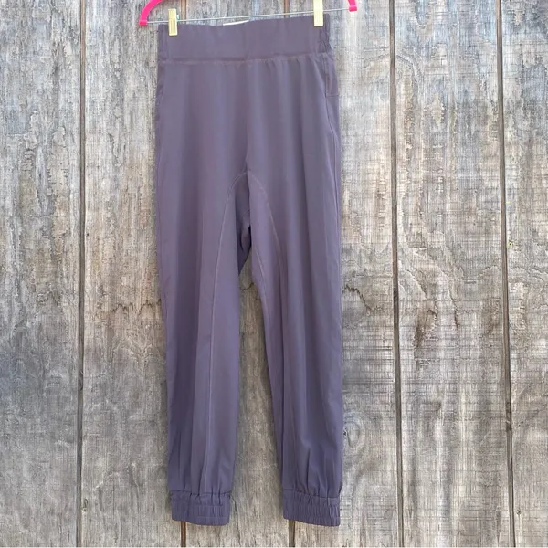 Halara Iris Purple High Waisted Elastic Waist Joggers Size S - Image 5