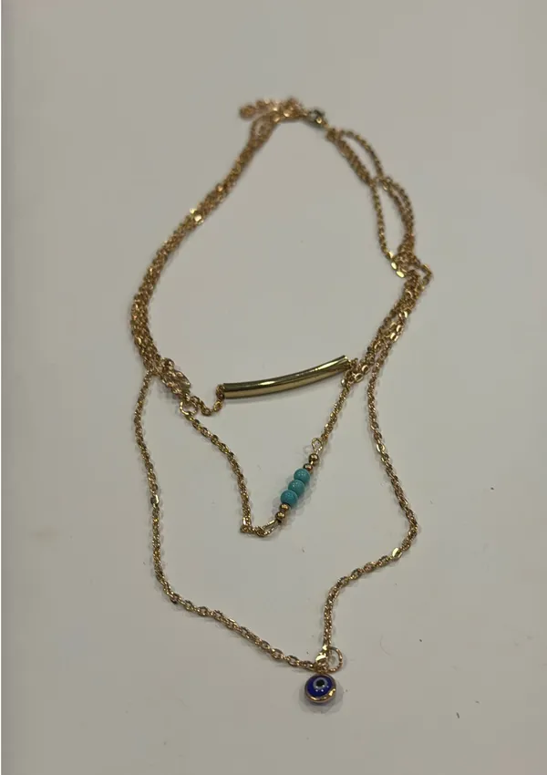 New Fashion Unique Charming Tone Neckles gold color - Image 3