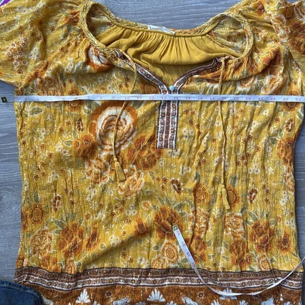 Spell Mystic Tunic Dress Sunflower Large - Image 13