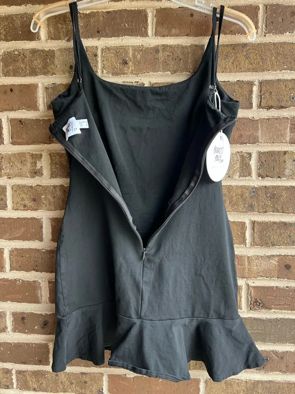 Kiribati Princess Polly Mini Dress Black Ruffle - Image 7
