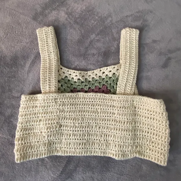 Handmade Crochet Top Size L - Image 2