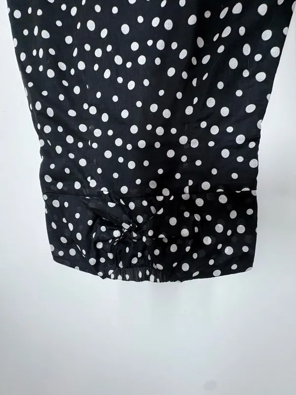 Jill Michelle Black Ad‎ White Polka Dot Strapless Midi Dress - Size 8. - Image 7