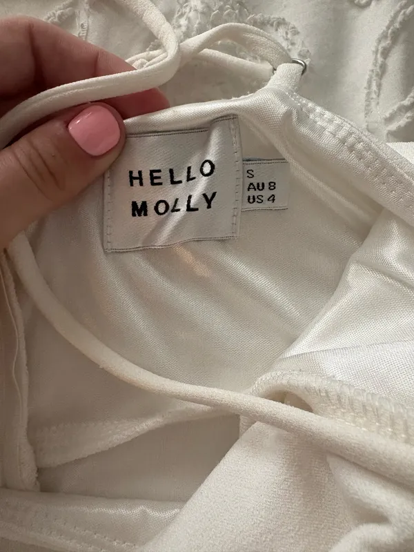 Hello Molly White Dress - Image 3