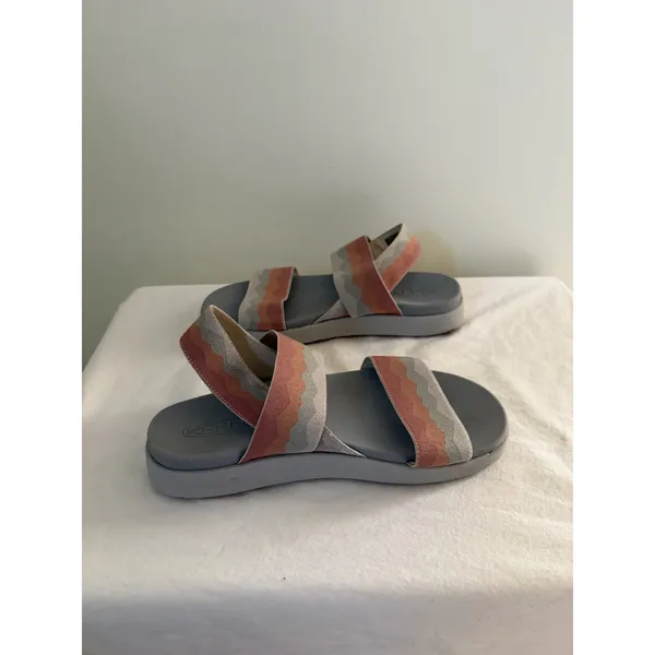 KEEN Elle Backstrap Sandals Womens 7.5 Brick Dust Vapor Comfort Walking - Image 4