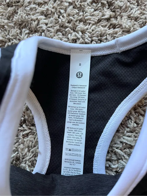 Lululemon Ebb to Street Ribbed RB Tank *Contrast - Image 2