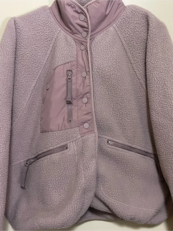 Free People Hit The Slopes Jacket Mauve - Image 4